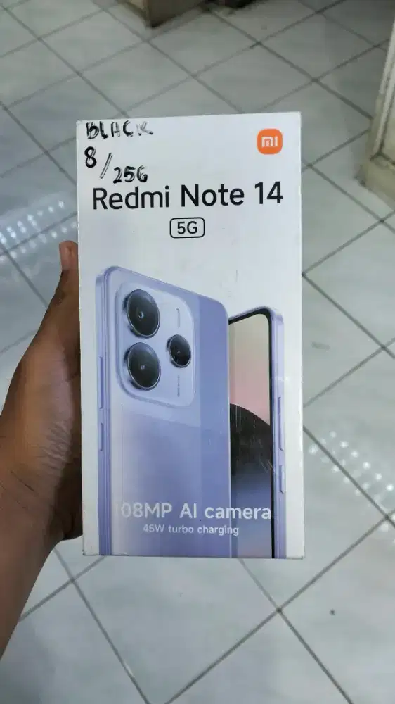 Xiaomi redmi note 14 5G (8/256) new spesial promo