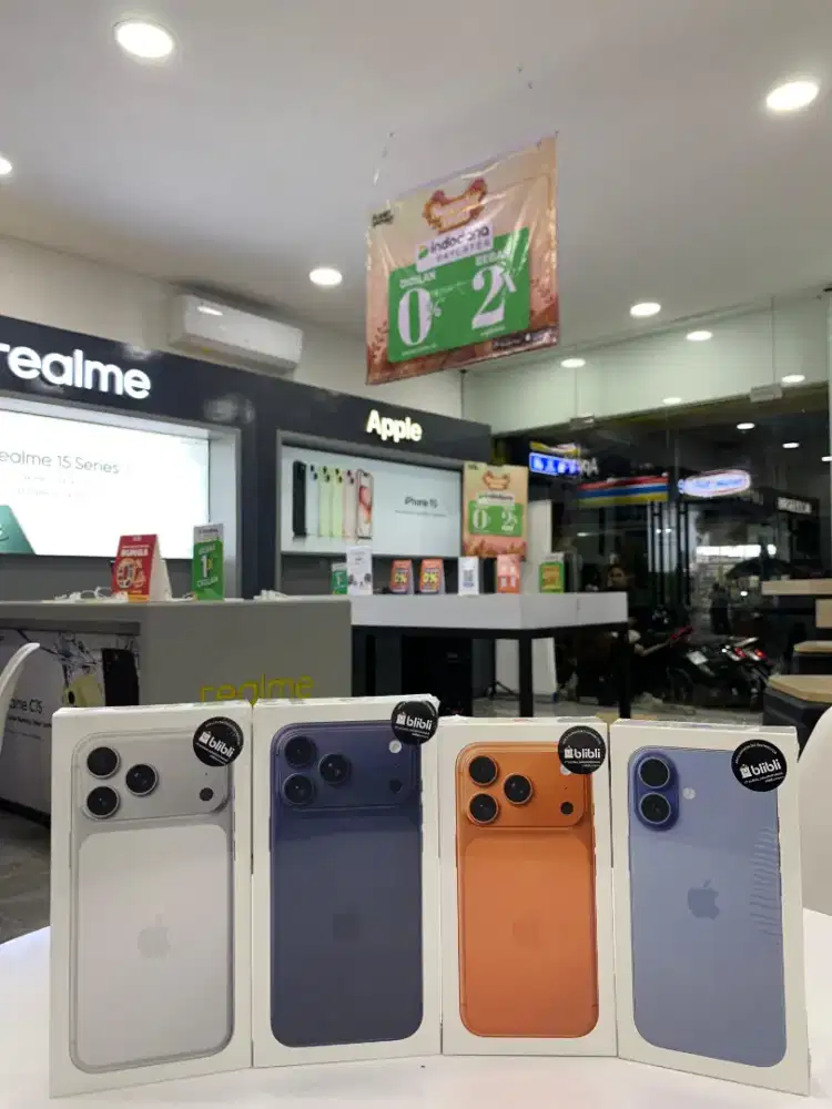 Ready iPhone 17 stoknya tidak banyak ya teman teman