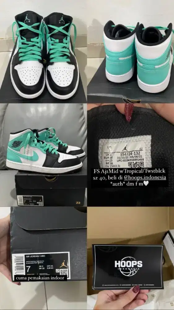 Nike Air Jordan 1 mid UNISEX