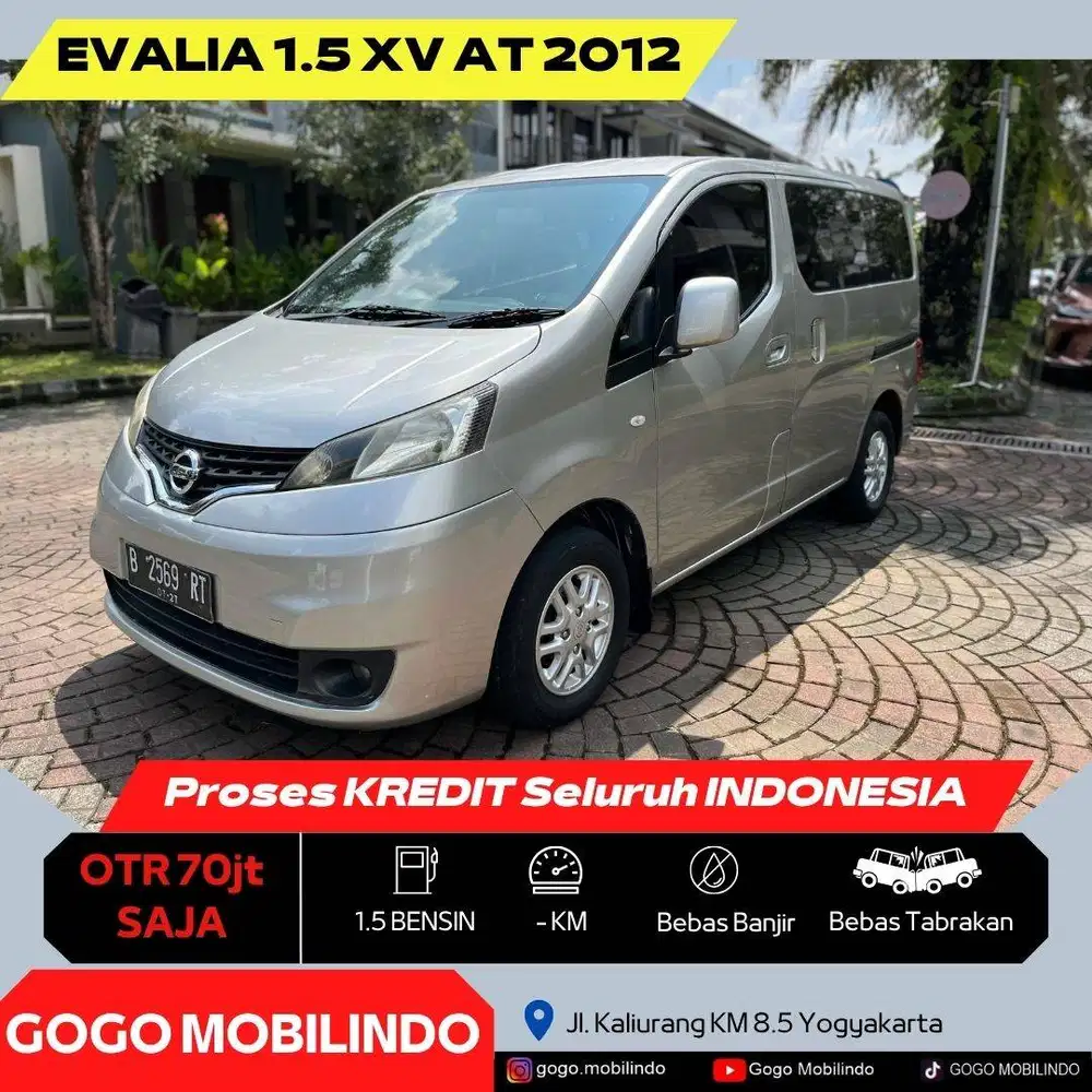 [Dp10jt] Nissan Evalia XV Matic 2012 MURAH Bisa Kredit