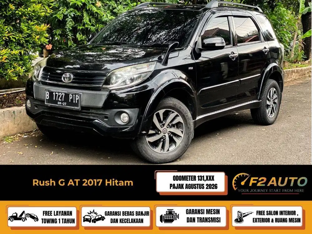 Toyota Rush G AT 2017 Hitam