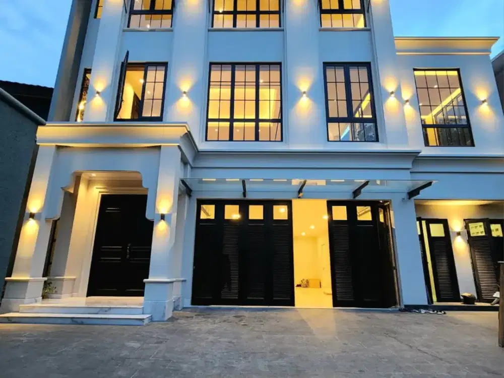 Dijual Rumah Brand New Modern 4 Lantai di Kebayoran Baru – LT 370 m² | LB 810 m²