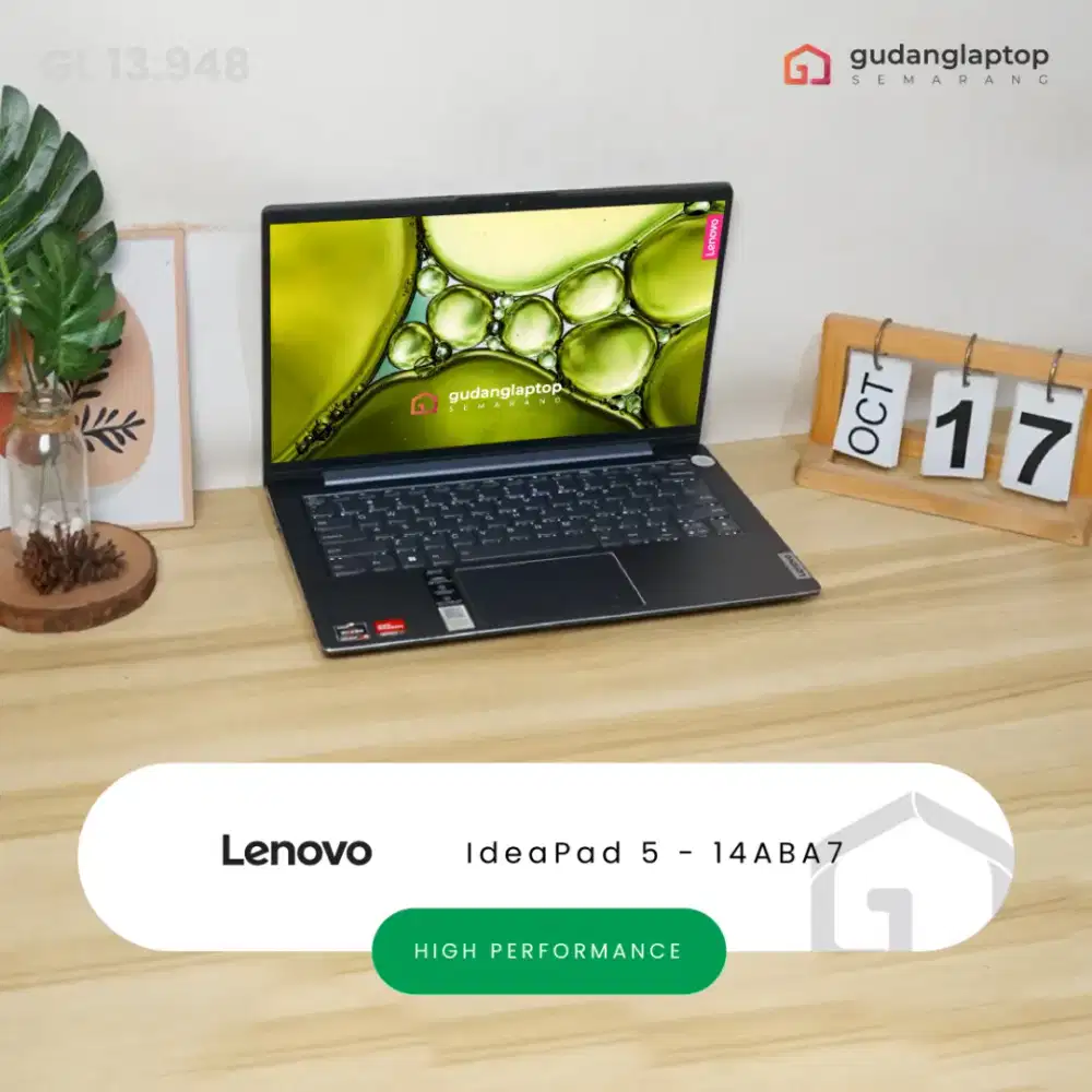 LENOVO IdeaPad 5 - 14ABA7
AMD Ryzen 5 - 5625U 16GB/512GB