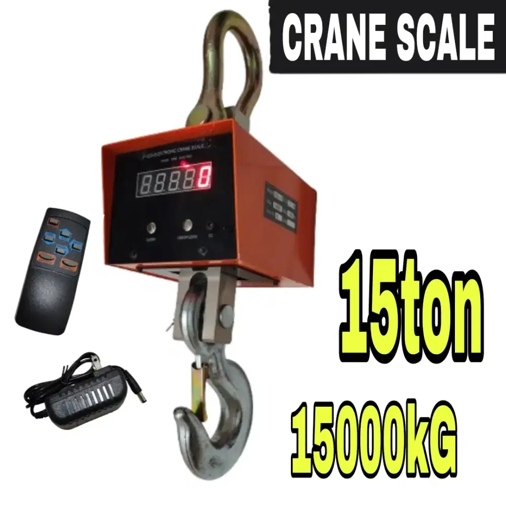 Timbangan gantung digital  ocs 15ton 15000kg crane scale 15ton