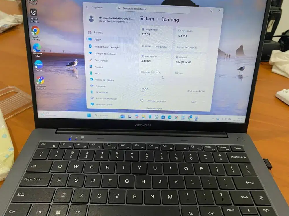 LAPTOP ADVAN TBOOK XTRANSFORMERS