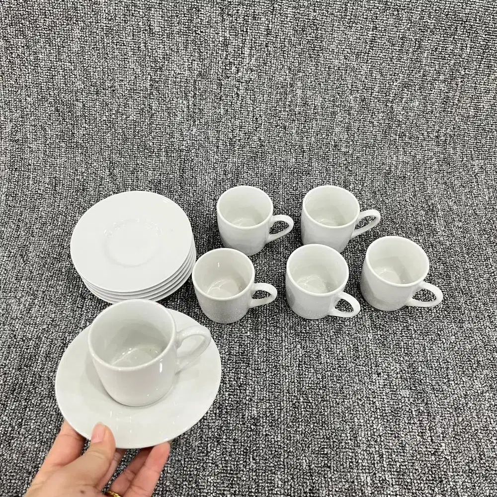 Ready Cangkir Kopi set Keramik