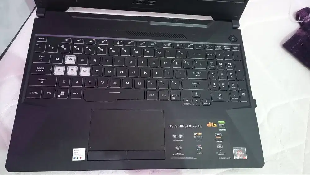 Asus ROG tuf A15 ram 16 GB Rom 512 GB