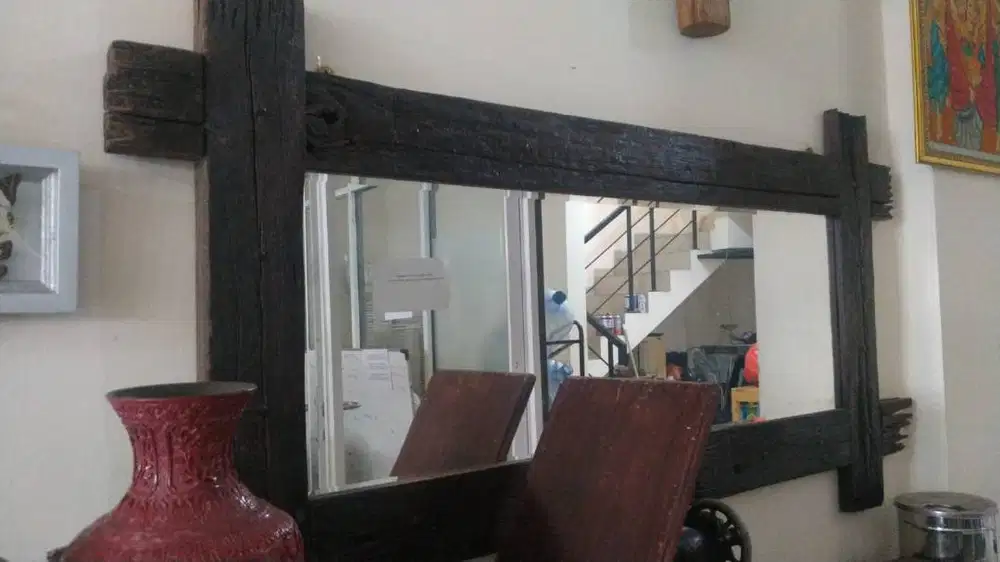 DIJUAL CERMIN KAYU ULIN JADUL MURAH