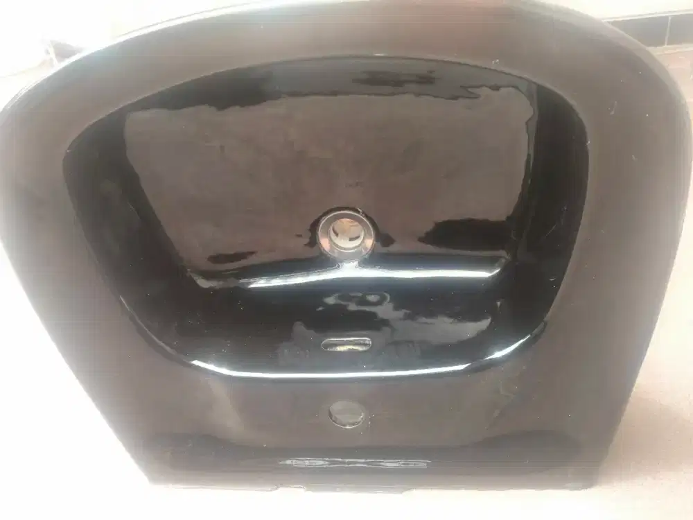 Wastafer full black clasic