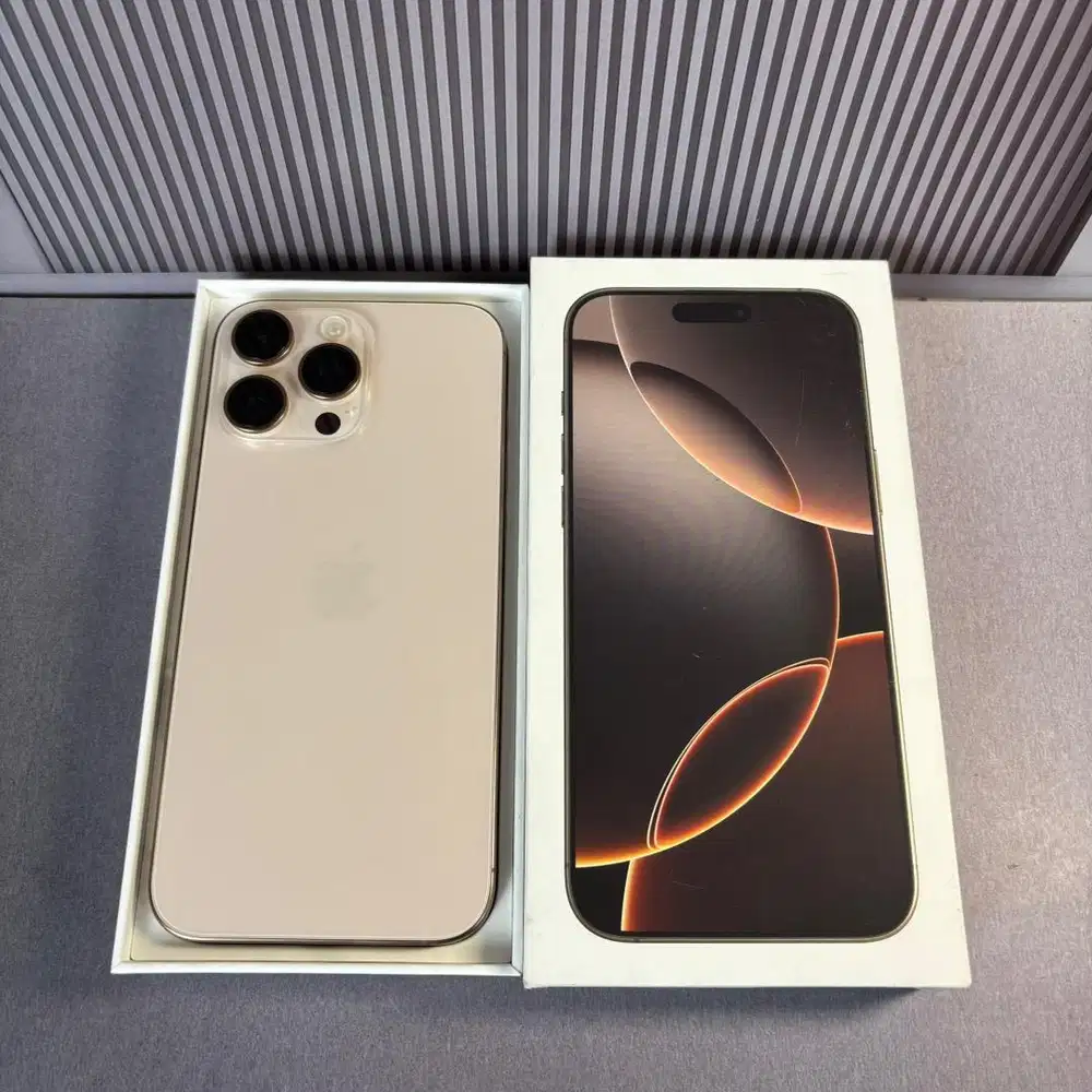 iPhone 16 Pro Max 256 gb Resmi Ibox - Dessert Titanium