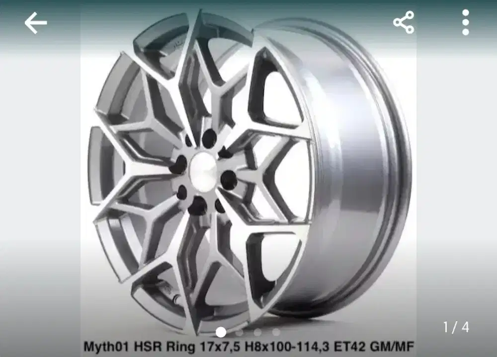 Jual velg dan ban bekas kondisi bagus dan mulus