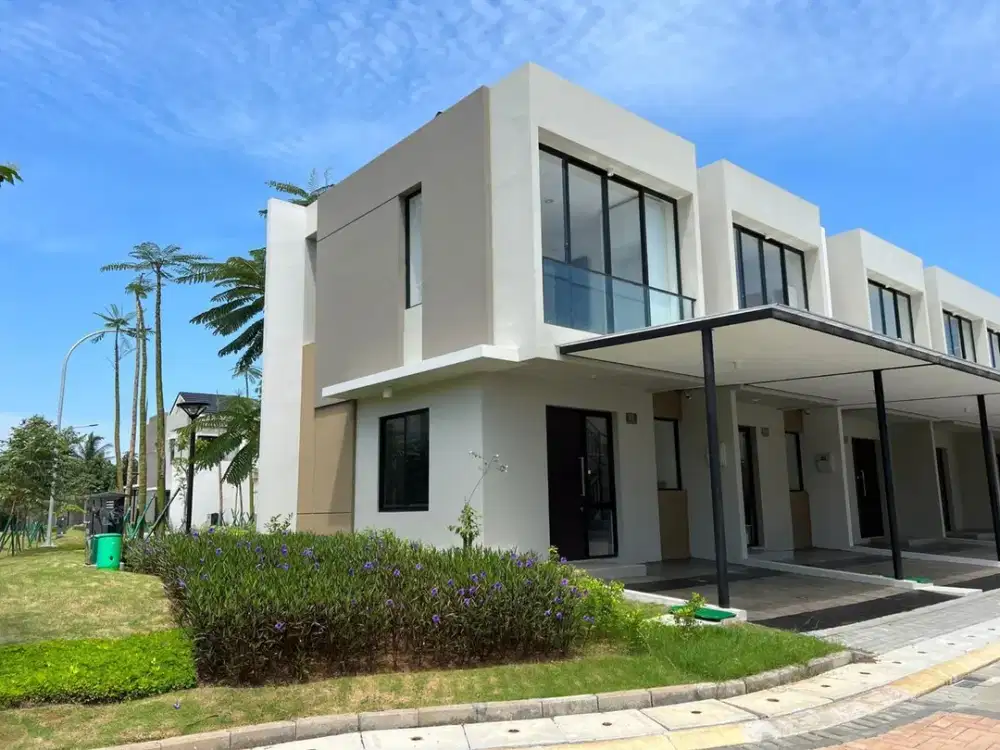 DISEWA RUMAH MILENIAL EXTENSION PIK 2 4.5x10 HOEK FULL FURNISH MURAH