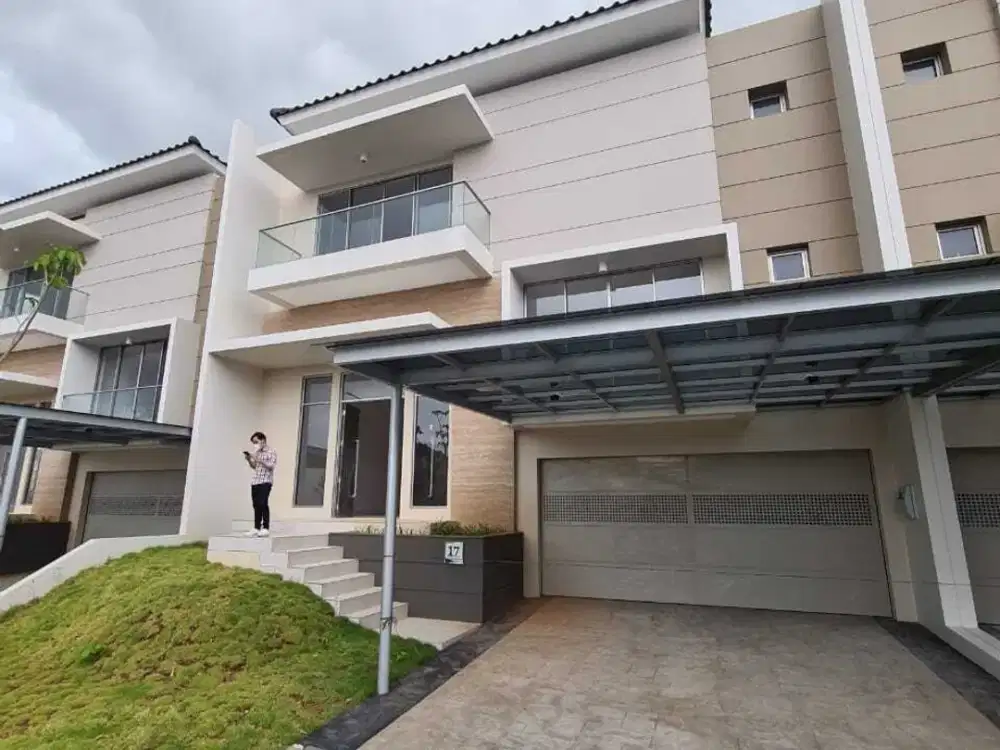 DIJUAL RUMAH GOLF ISLAND UK 12x30 (2.5 LANTAI) TIPE WALNUT TERMURAH