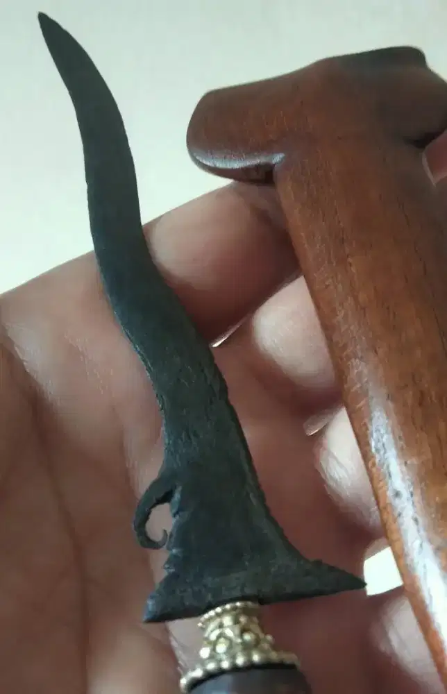 keris pusaka sepuh jangkung luk 3 pmbungkem pamor wengkon nyanak