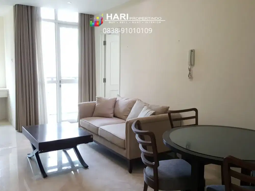 FOR RENT Apartment Bellagio Residence Mega Kuningan 2 BR - Furnished Close to MRT LRT Busway One Satrio