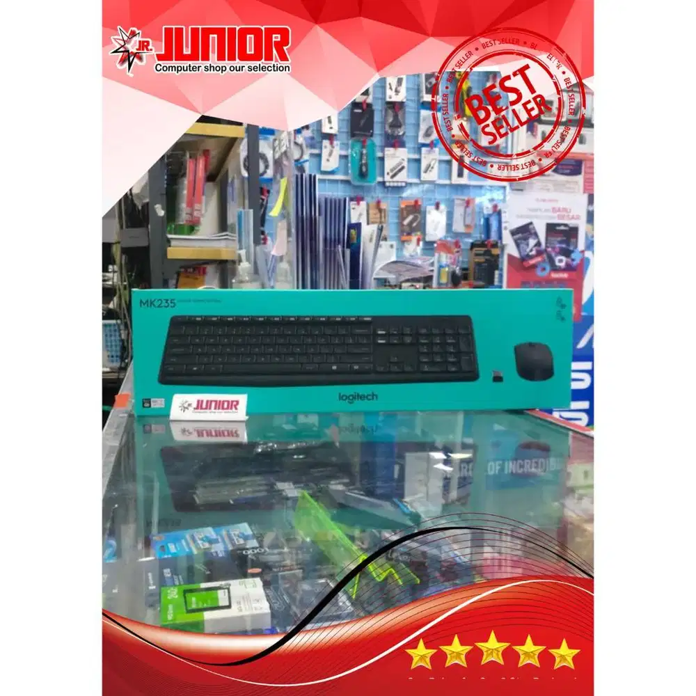 Logitech MK235 Wireless Keyboard dan Mouse