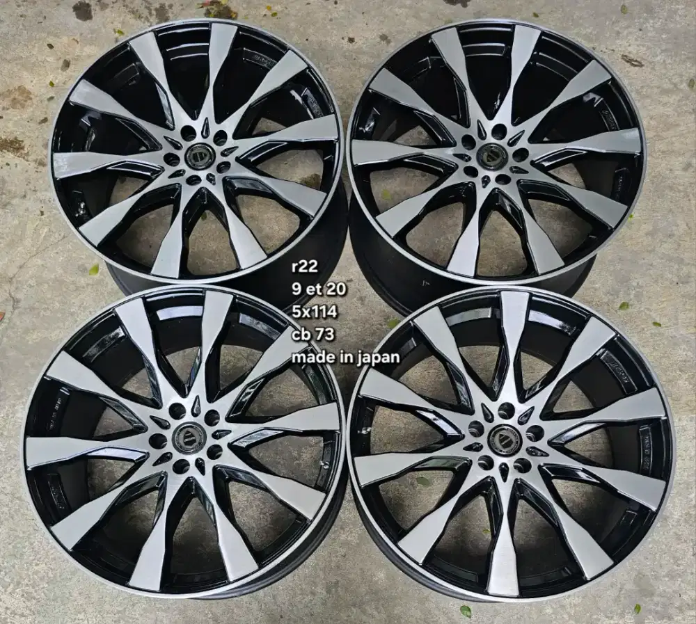 Velg ring 22 original work schwert pcd 5x114 original made in japan