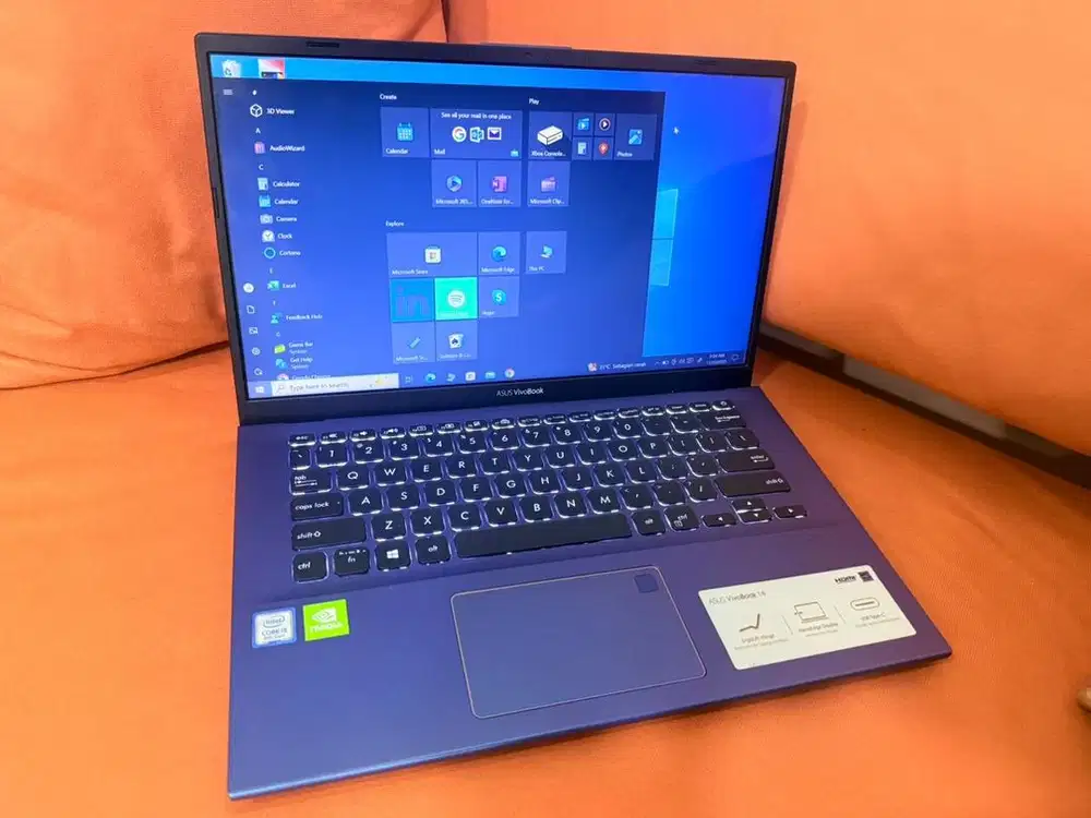 Laptop Desain Asus Vivobook X412F Core i3 VGA Nvidia