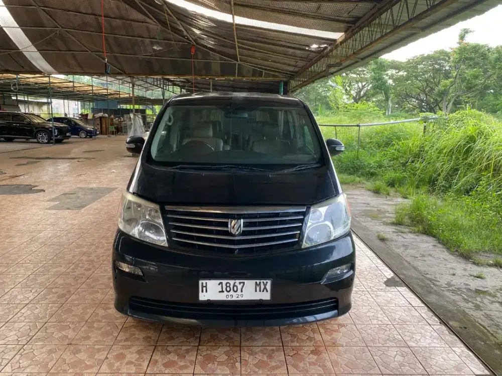 Dijual Alphard 3.0 V AT 2005 Bensin Warna Hitam