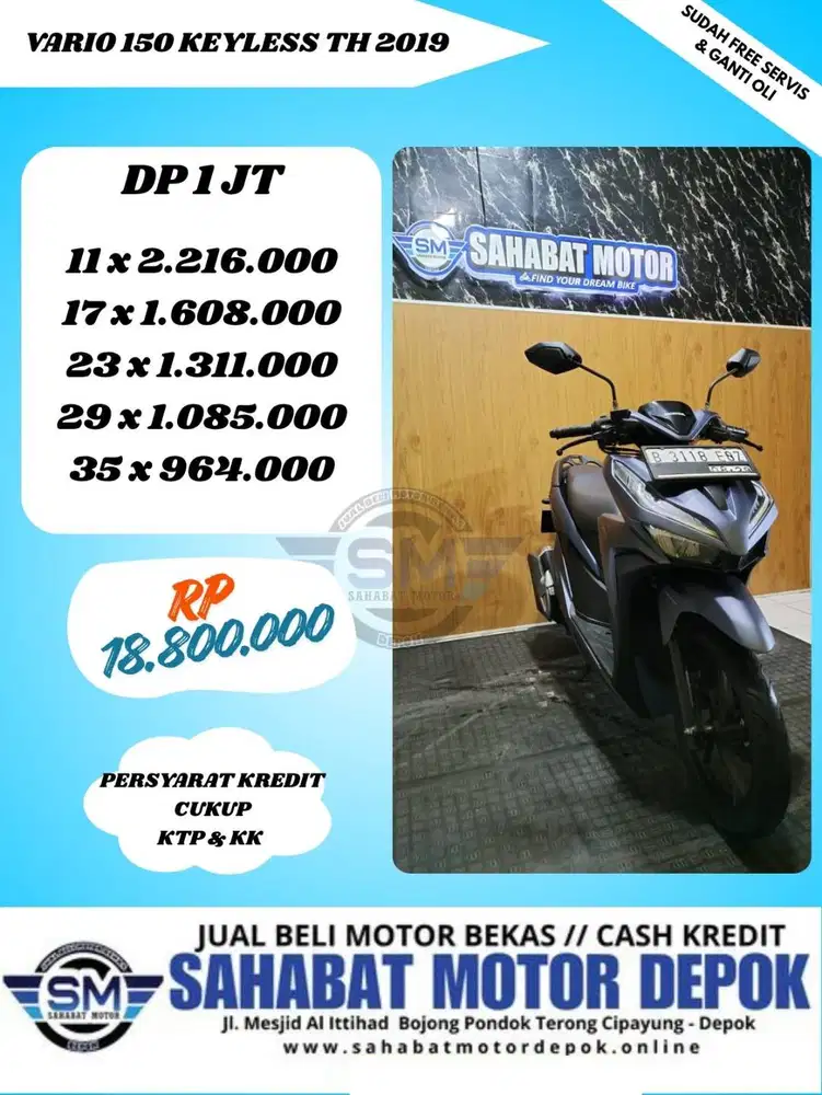 HONDA VARIO 150 KEYLESS TH 2019