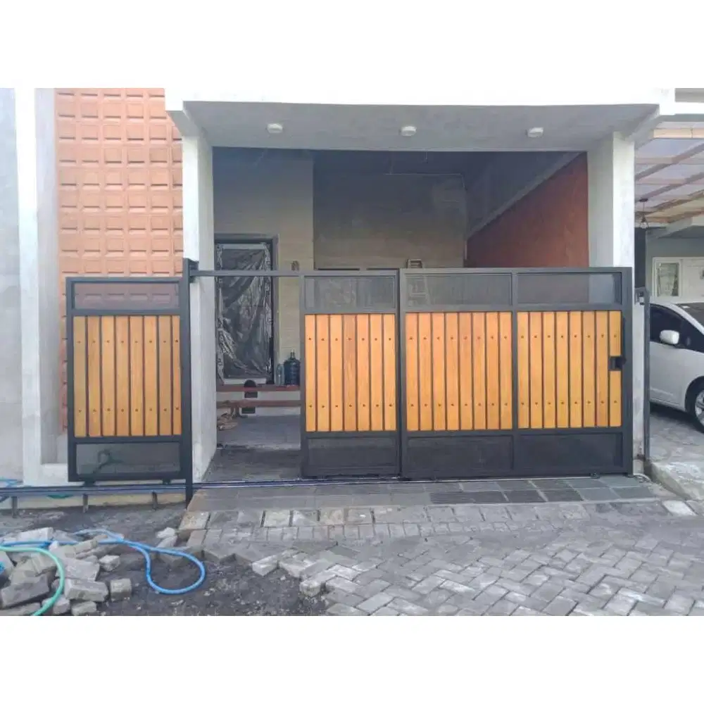 pagar rumah serat grc anti karat hollo galvanis
