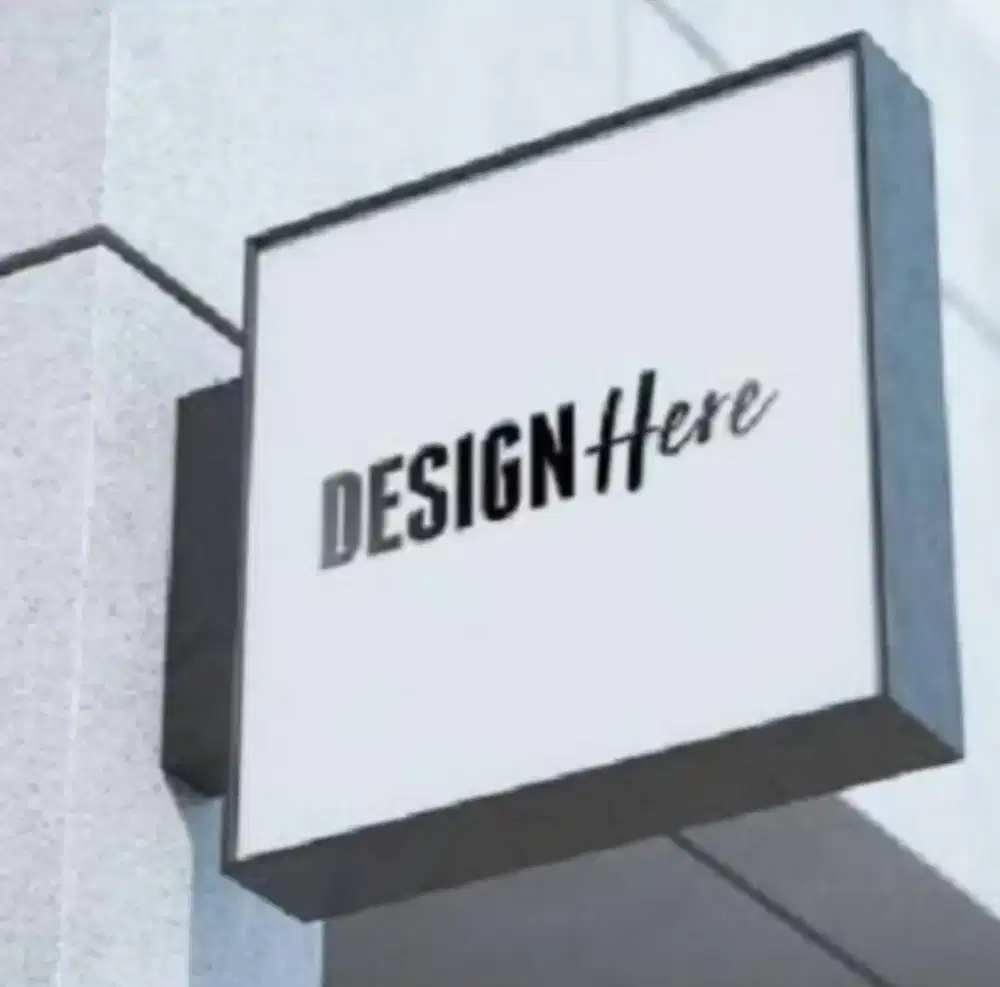 Neon box, huruf timbul