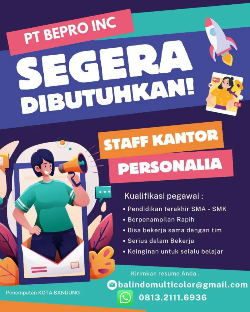 Lowongan pekerjaan terbaru