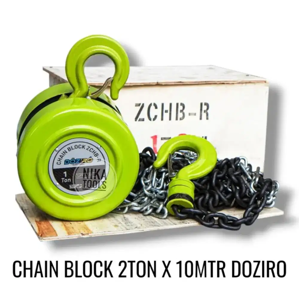 2 ton 10 meter takel chain block bulat katrol chainblock