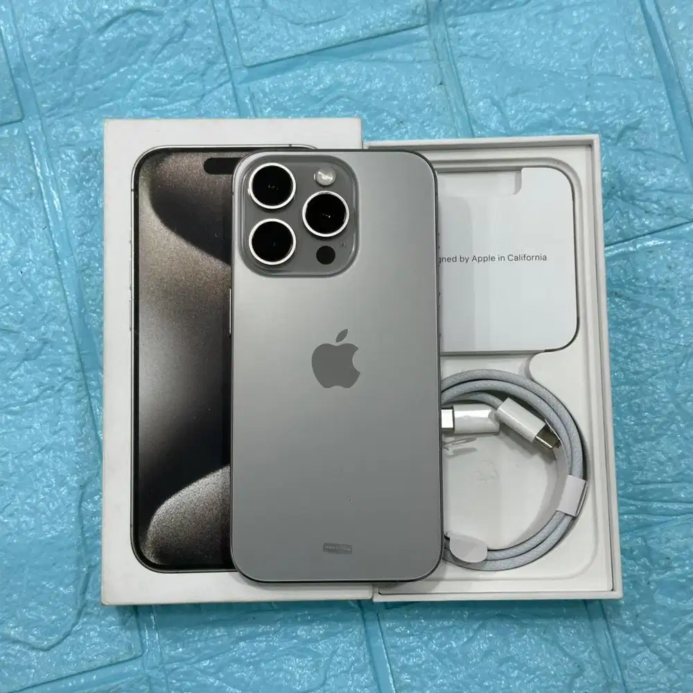 Iphone 15pro 128gb resmi ibox fullset original mulus like new