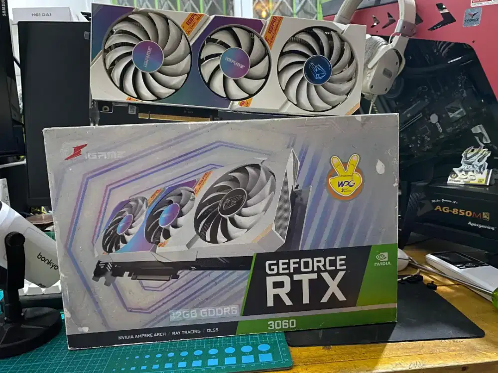 VGA RTX 3060 12GB GDDR6 COLORFUL IGAME WHITE