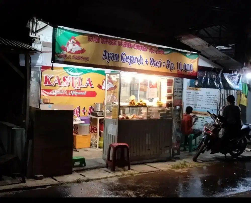 Jual Gerobak chicken, nasi padang, gorengan (multi fungsi)