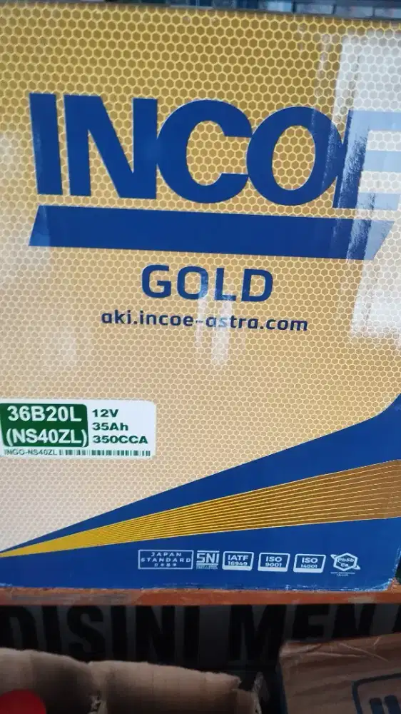 Accu aki baru Incoe Astra gold brio mobilio picanto ayla sigra agya