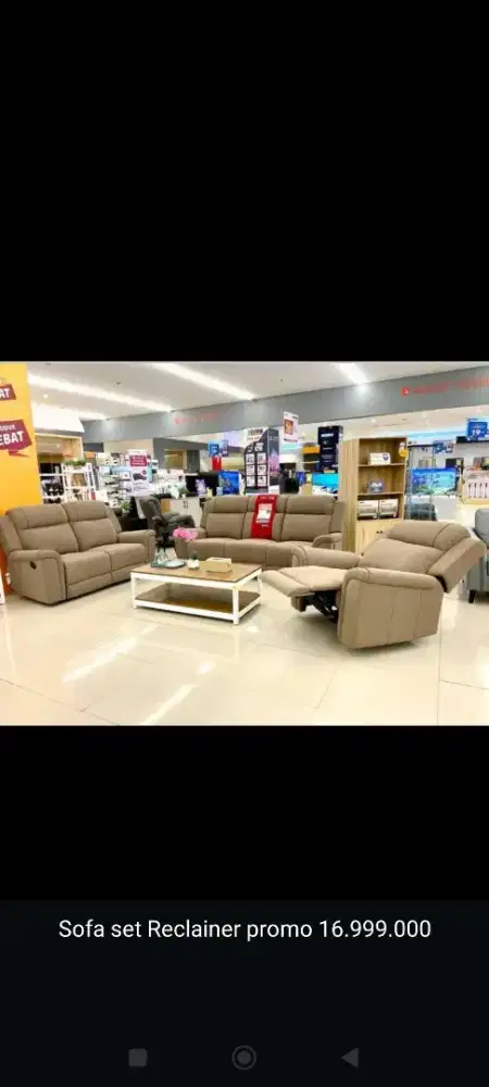 Sofa Reclainer set lorian