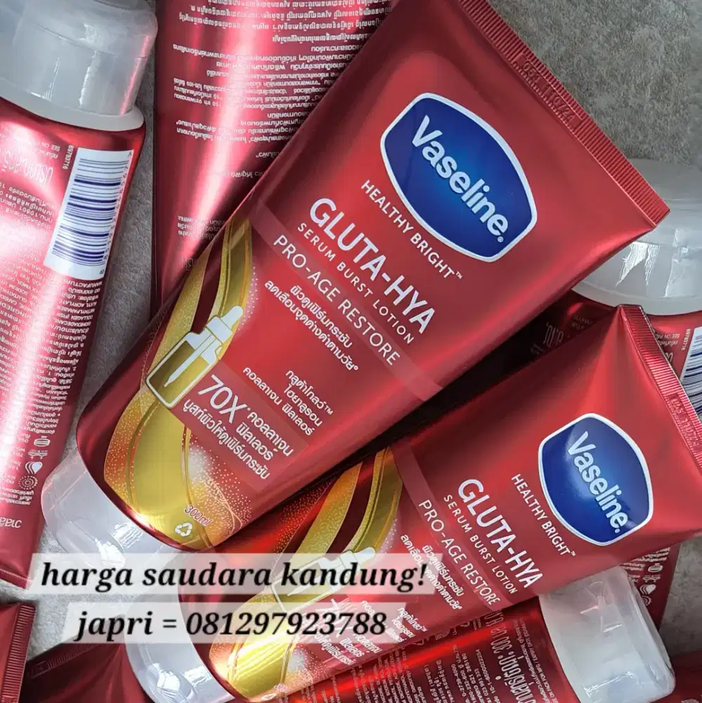 Original Thailand Vaseline GLUTA HYA Pro Age Restore 300 ml