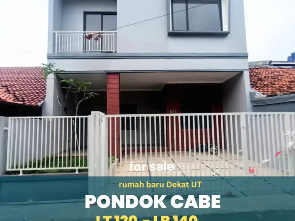 DIJUAL CEPAT RUMAH MODERN HARGA MURAH TANAH LUAS DI PONDOK CABE