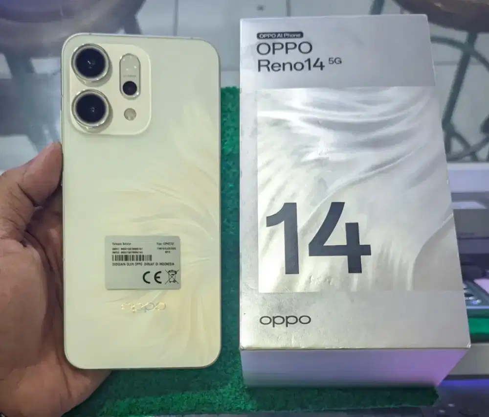 Oppo Reno 14 5g Ram 12/256gb Fullset Ori Likenew Open Box