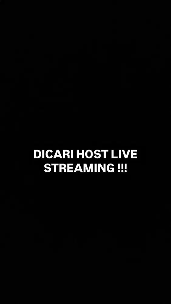 DICARI HOST LIVE STREAMING