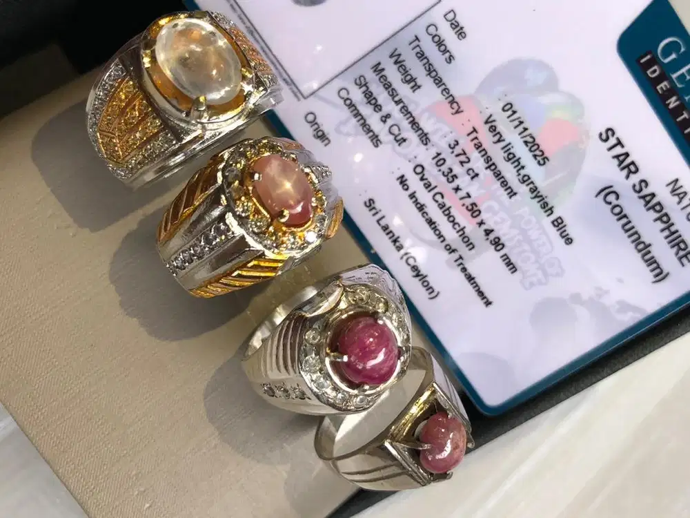 Borong saphire & rubi mewah murah