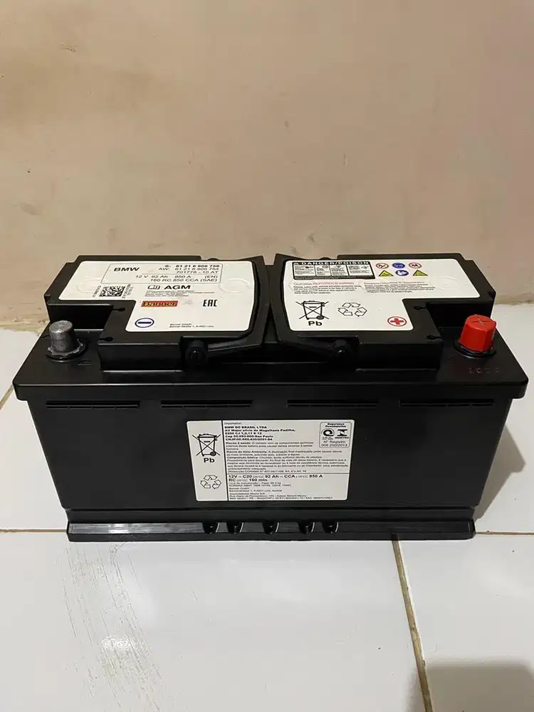 Baterai AGM 12V Copotan BMW 520i 2021 – Masih Bagus