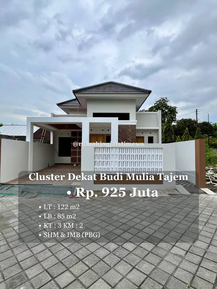 Rumah Baru Dalam Cluster di Wedomartani
