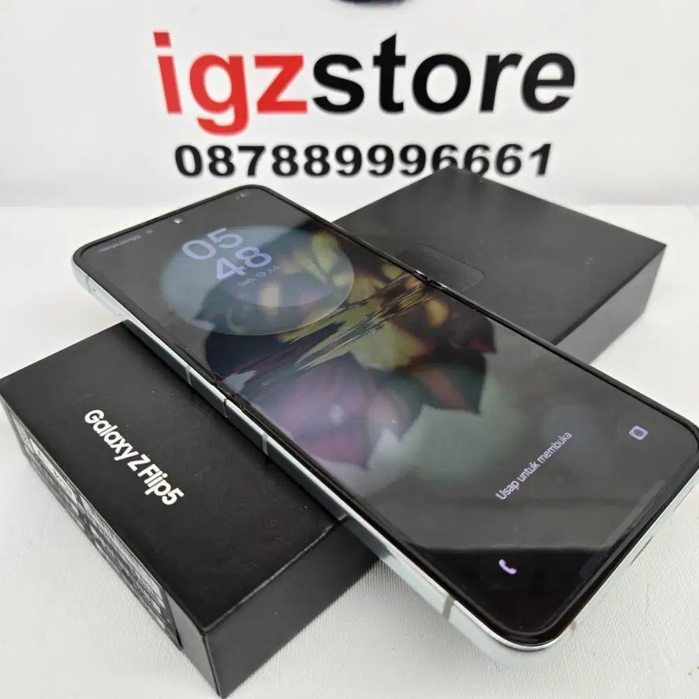 Samsung Z FLIP 5 8/256 Mint Green SEIN Fullset Super Mulus No Minus