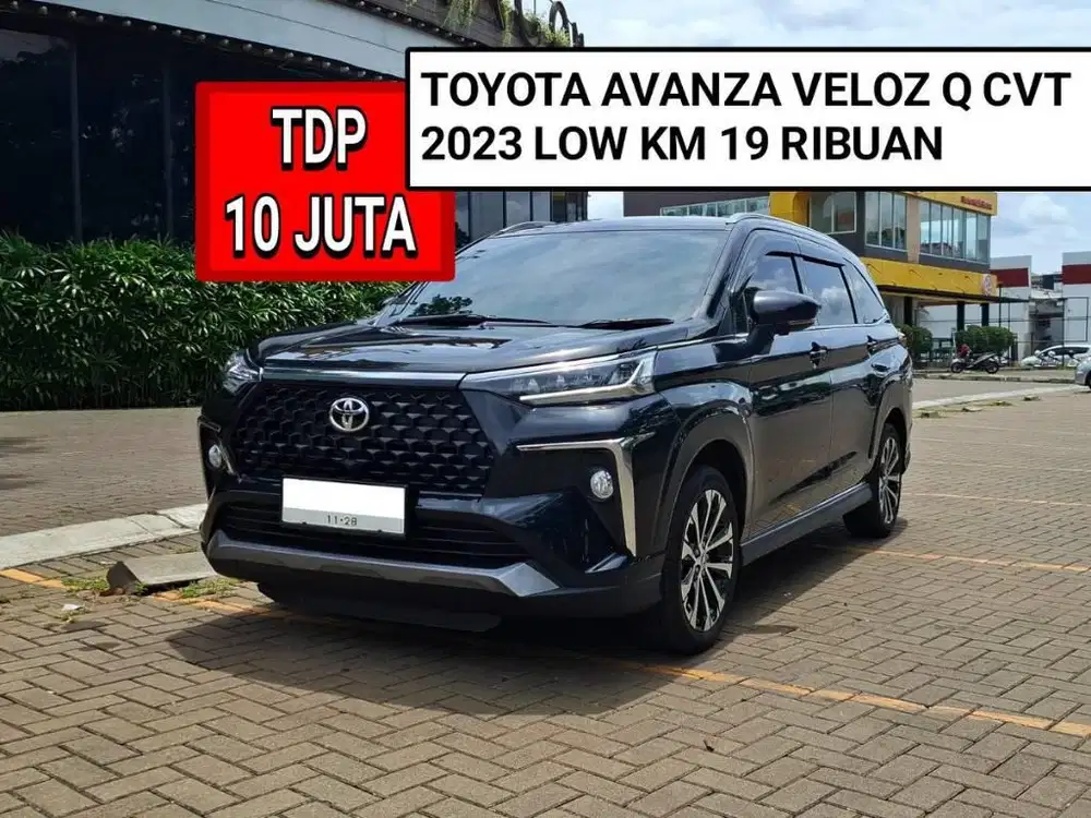 TOYOTA AVANZA 1.5 VELOZ Q CVT 2023 HITAM PROMO MURAH DP MINIM 10 JUTA