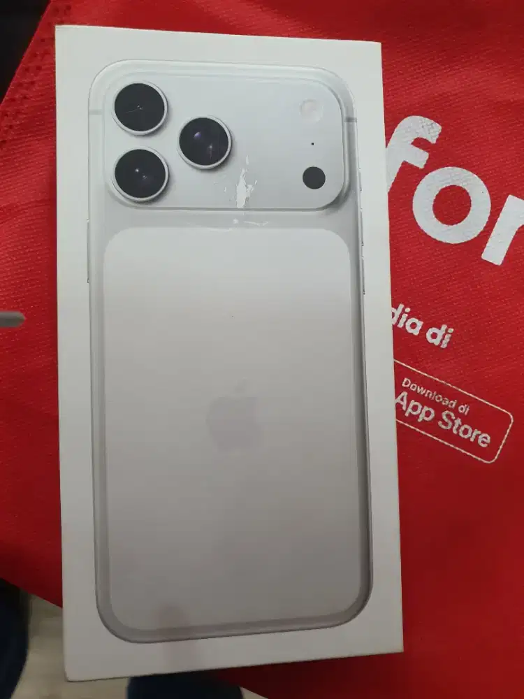 Iphone 17 promax 256gb silver garansi ibox 1 tahun