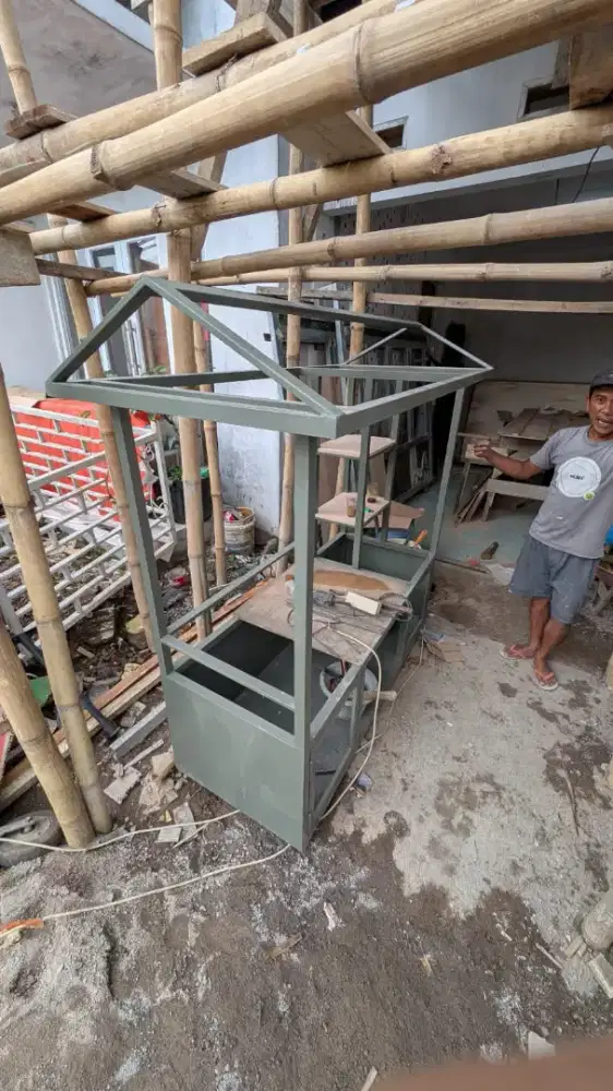 Gerobak Baru Harga Terbaik! Warna Cat Bisa Custom Tanpa Tambahan Biay