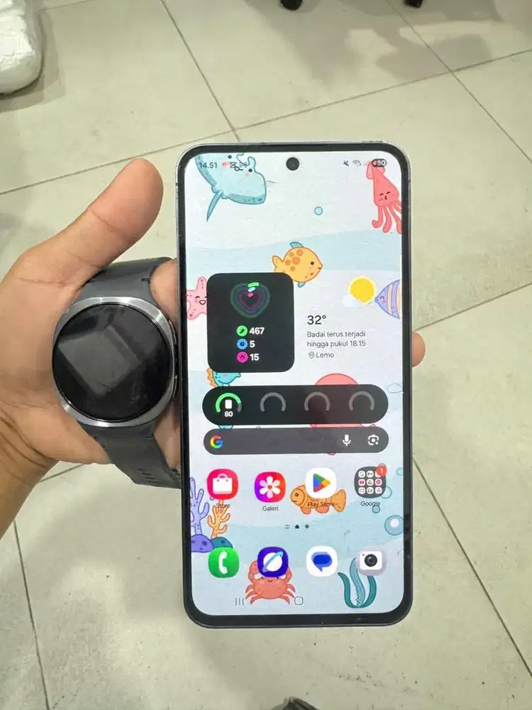 For sale samsung galaxy S24 FE 8/256 + samsung wacth 8