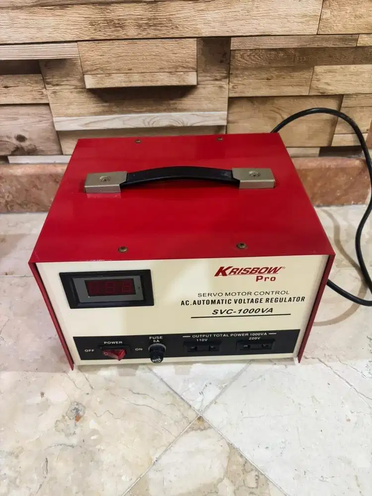 krisbow pro servo motor control AC automatic voltage regulator