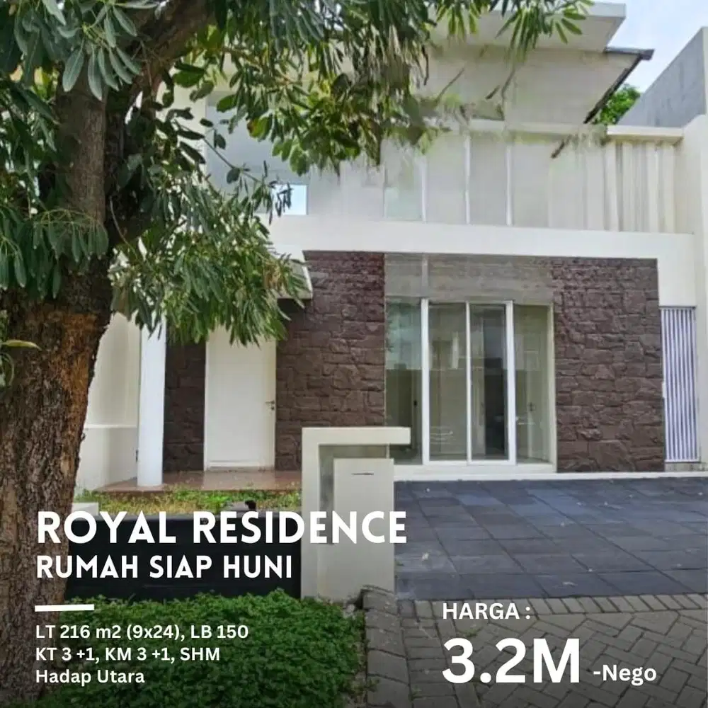 HARGA SPESIAL! DIJUAL RUMAH ROYAL RESIDENCE 2 LANTAI SUPER CIAMIK!