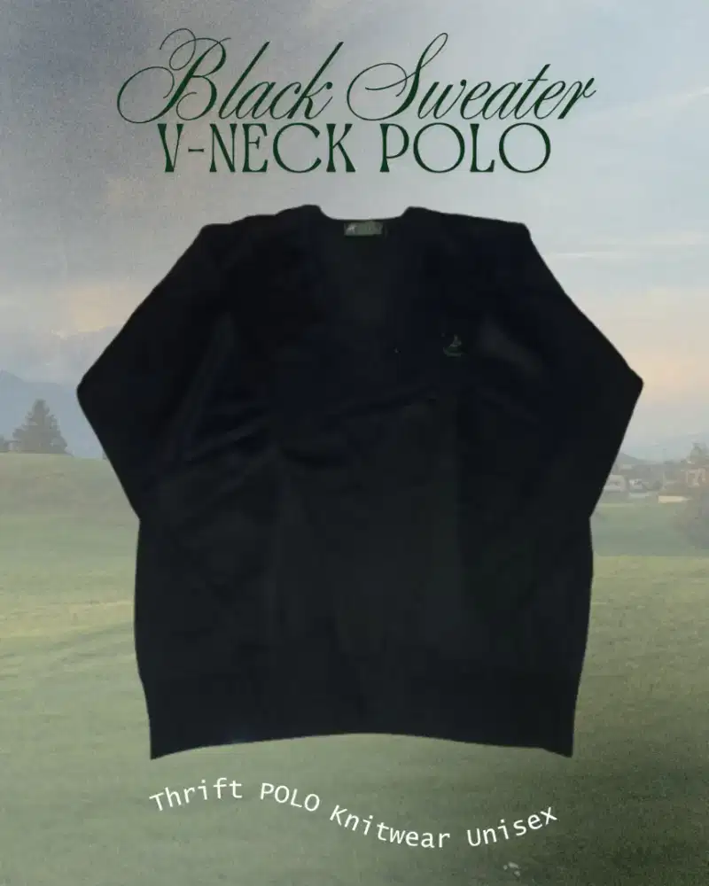 THRIFT POLO SWEATER UNISEX – HSC 2025