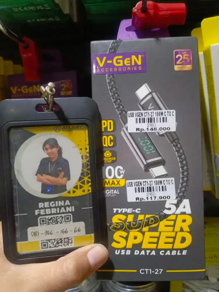 CHARGER VGEN CT1-27 100W C TO C | ATLANTIS DAHSYAT