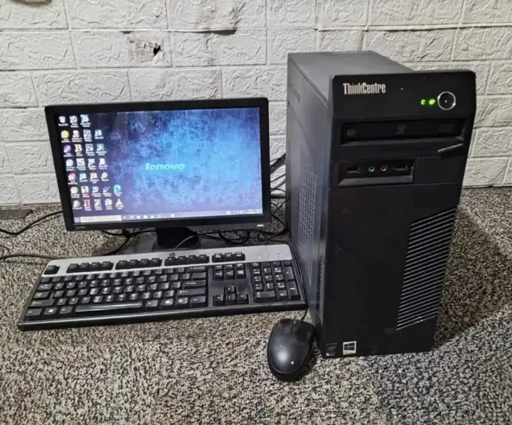 PC Fulset core i3 Gen 2 Ram 8 Gb  Hdd 500 Gb Monitor 19 inch